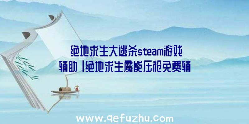 「绝地求生大逃杀steam游戏辅助」|绝地求生魔能压枪免费辅助